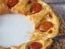Tarte oranaise - pâte feuilletée, crème pâtissière et abricots