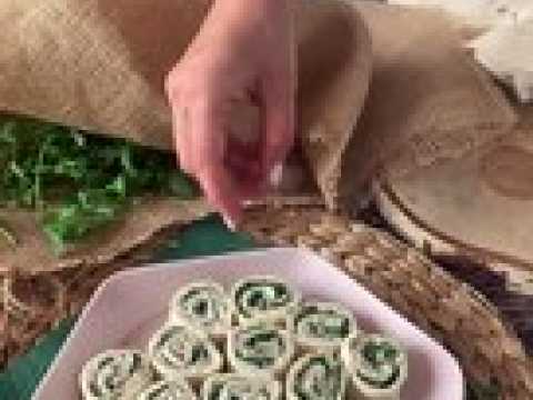 Roulés apéro aux tortillas, thon et fromage frais