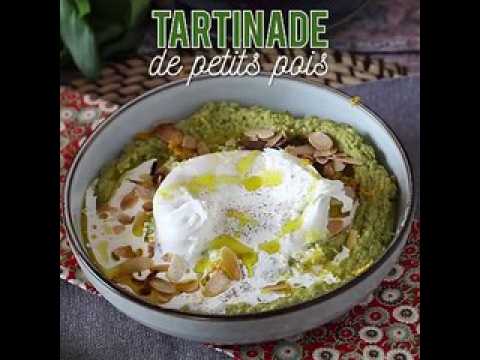Tartinade de petits pois: parfaite pour accompagner une burrata bien crémeuse