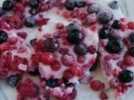 Barres de yaourt glacé aux fruits rouges