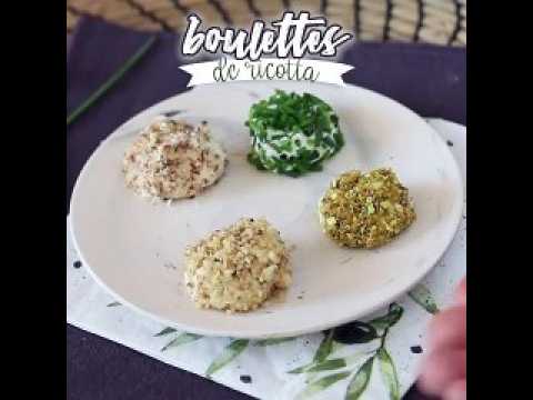 Boulettes de ricotta pour l'apéro !