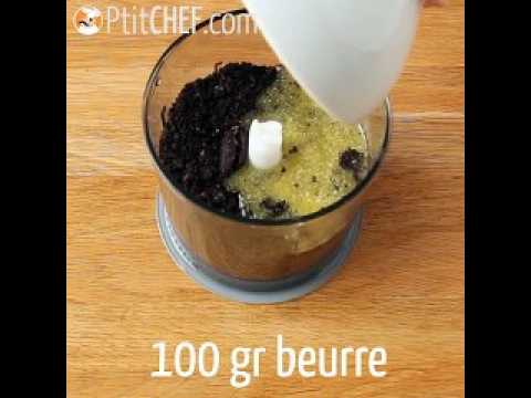 Tarte oreo et chocolat sans cuisson