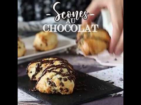 Scones au chocolat faciles et très moelleux