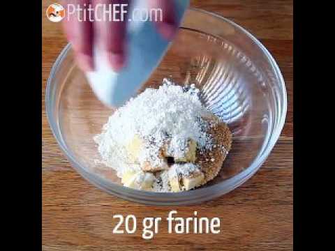 Choux craquelin à la crème à la vanille