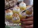 Verrines tarte au citron meringuée