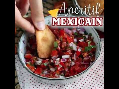 Pico de gallo et ses tortilla chips maison