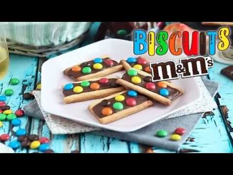Biscuits sablés aux m&m's