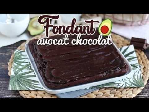 Fondant avocat chocolat sans beurre - sans lactose