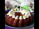 Bundt cake de pâques au citron et chocolat blanc