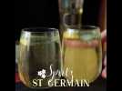 Spritz st-germain à la liqueur de fleur de sureau, le cocktail ultra frais pour l'été