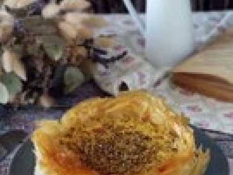 Cheesecake façon baklava à la pistache, croustillant et fondant