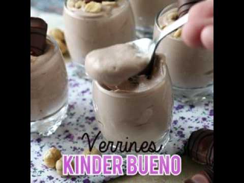 Verrines kinder bueno super gourmandes et sans cuisson
