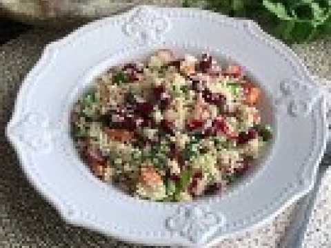 Salade couscous pour une entrée simple, saine et colorée !