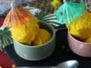 Sorbet mangue citron vert avec seulement 3 ingrédients et prêt à déguster en 5 minutes!