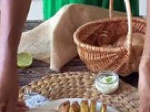 Pommes de terre spirales au four
