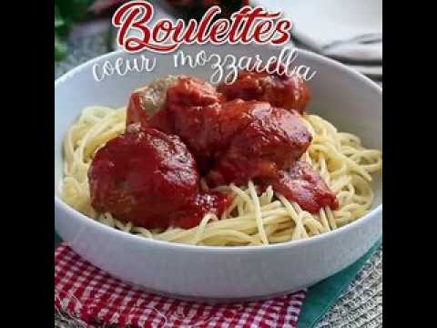 Boulettes de viande cœur mozzarella