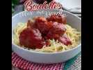 Boulettes de viande cœur mozzarella