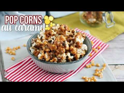 Pop corns au caramel