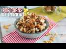 Pop corns au caramel