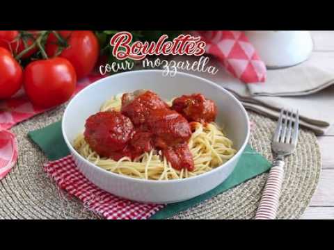Boulettes de viande cœur mozzarella
