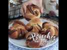 Brioches tressées au nutella