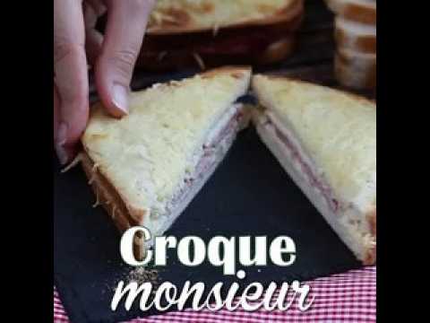 Croque-monsieur gourmands à la béchamel
