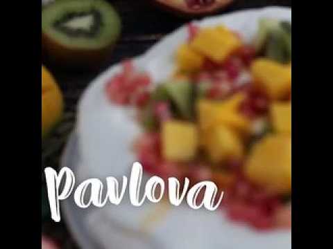 Pavlova aux fruits exotiques facile