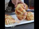 Brioches tressées à l'abricot