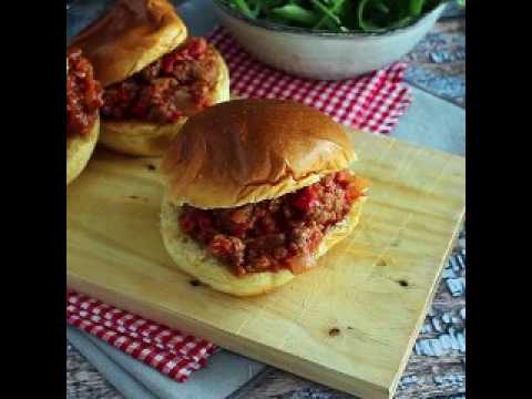 Burger style sloppy joe