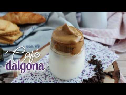 Café dalgona - mousse de café au lait