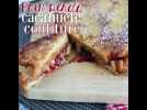 Pain perdu au beurre de cacahuètes et confiture de fruits rouges