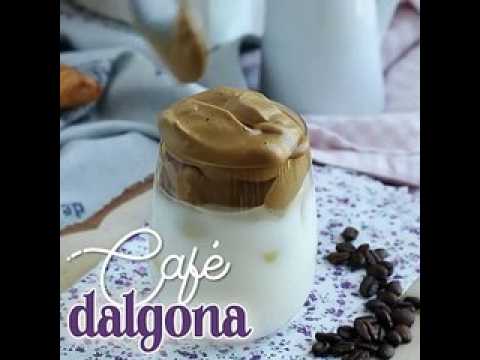 Café dalgona - mousse de café au lait