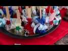 Sucettes pour chocolat chaud: chocolat noir + carambar