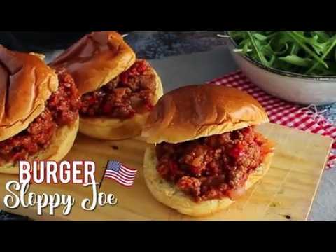 Burger style sloppy joe