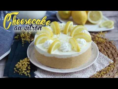 Cheesecake sans cuisson au citron