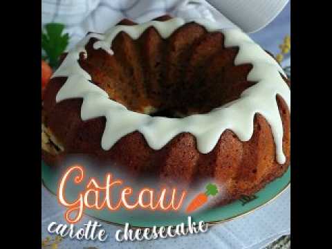 Gâteau à la carotte fourré de cheesecake