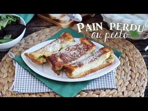 Pains perdus salés au pesto