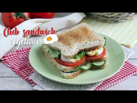 Club sandwich végétarien