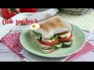 Club sandwich végétarien