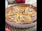 Tarte normande pommes et amandes