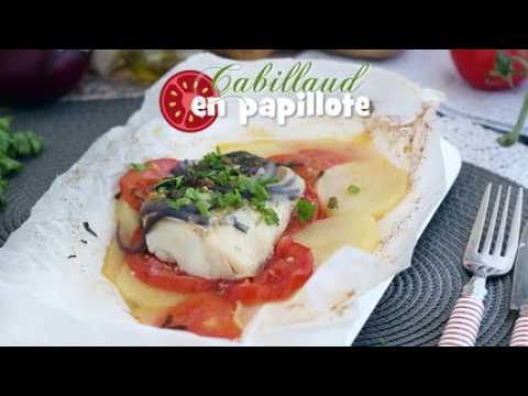 Papillote de cabillaud