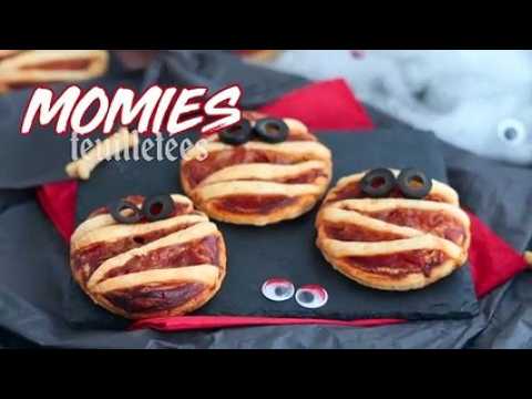 Feuilletés pizzas momies