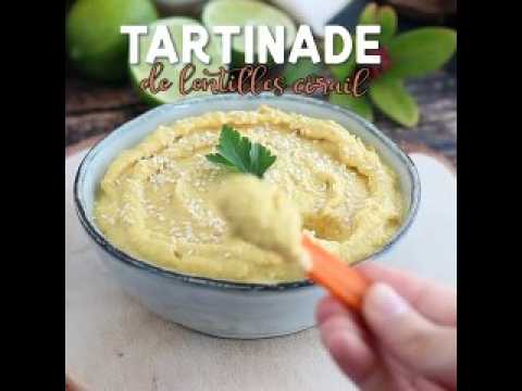 Tartinade aux lentilles corail