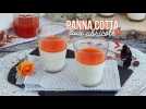 Panna cotta à la vanille et son coulis d'abricots