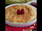 Galette des rois frangipane framboise pistache