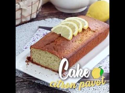 Cake citron et pavot