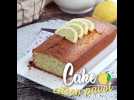 Cake citron et pavot