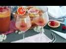Sangria rose au vin rosé