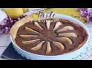 Tarte à la poire et au chocolat