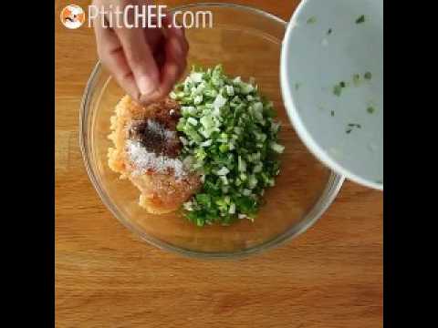 Bouchées à la vapeur - bouchons réunionnais au poulet